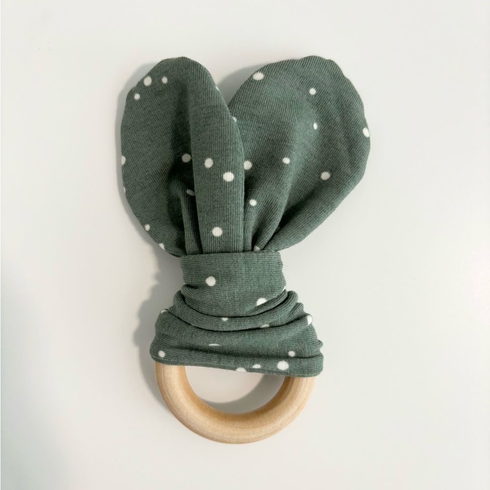 HANDMADE Bunny Ear Teether Size 0M-12M